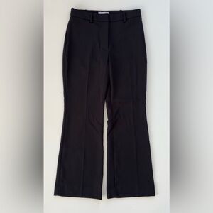 & Other Stories Women's Black High Rise Flare Trousers Dress Pants SMALL/38